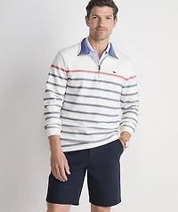 Breton Stripe Saltwater Quarter-Zip