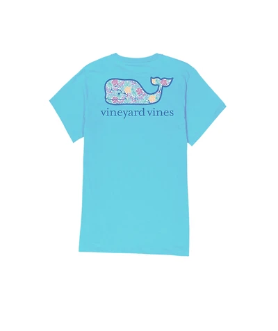 OUTLET Women's Gulf Tropical Whale Short-Sleeve Pocket Tee