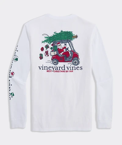 Best Christmas By Par Long-Sleeve Pocket Tee