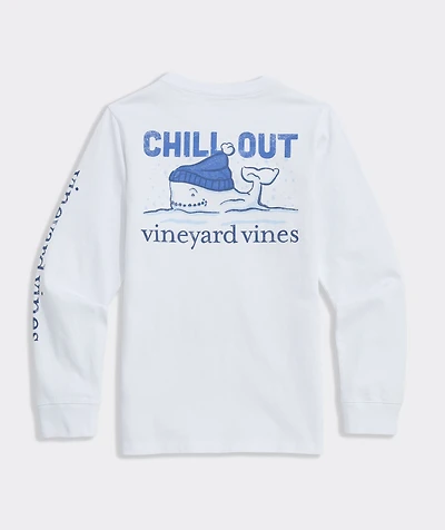 Boys Chill Out Long-Sleeve Pocket Tee