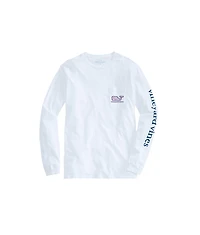 OUTLET Women's Vineyard Whale Long-Sleeve Pocket Tee