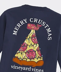 Boys' Merry CRUSTmas Long-Sleeve Pocket Tee