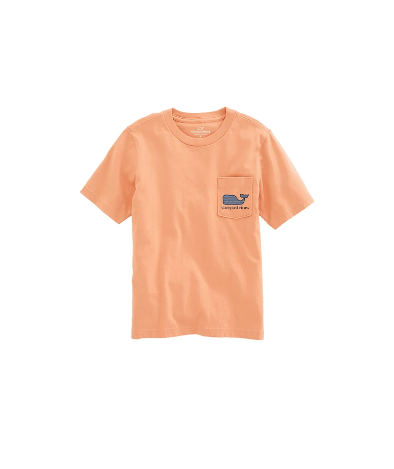 OUTLET Boys' Whale Dot Short-Sleeve Pocket Tee