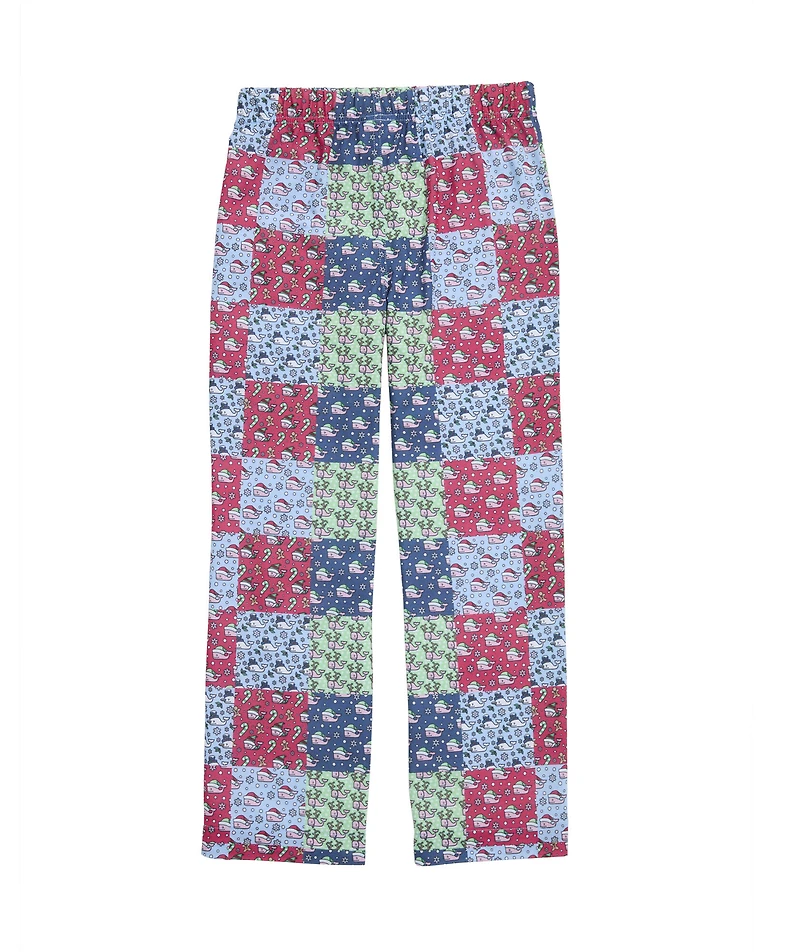 OUTLET Kids' Holiday Whales Patchwork Lounge Pants