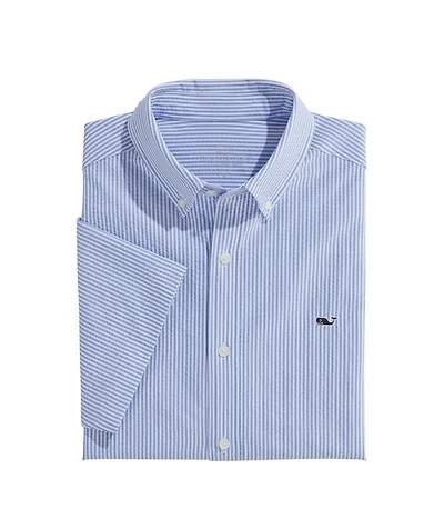 OUTLET Performance Seersucker Short-Sleeve Shirt