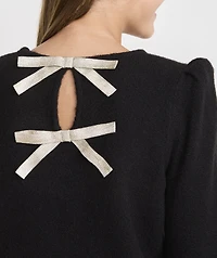 Girls' Bow-Back Sweater