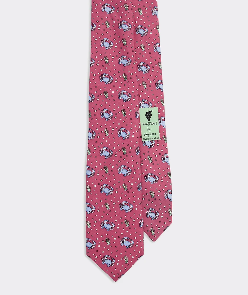 Boys' Crab Printed Tie