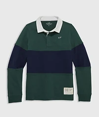 Boys' Striped Rugby Shirt