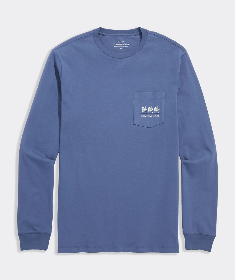 Turkey Trot Long-Sleeve Pocket Tee