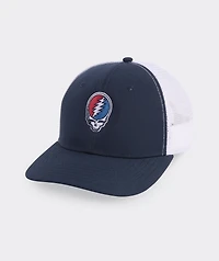 Grateful Dead x vineyard vines Stealie Performance Trucker Hat
