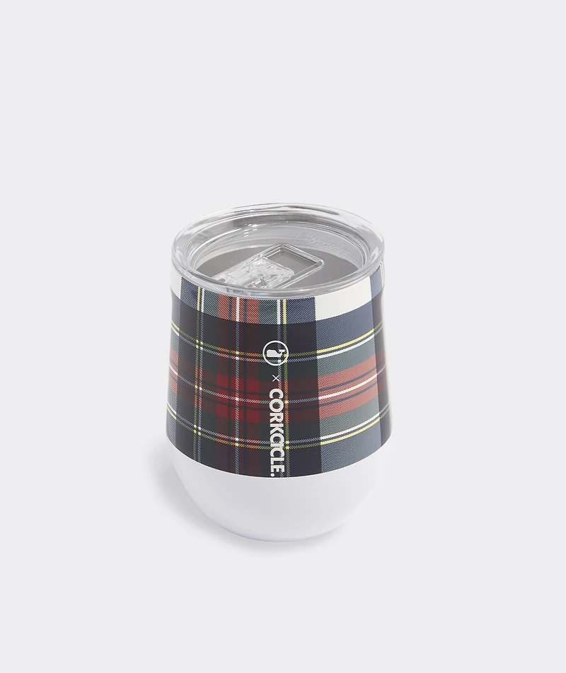 Plaid Corkcicle® Stemless