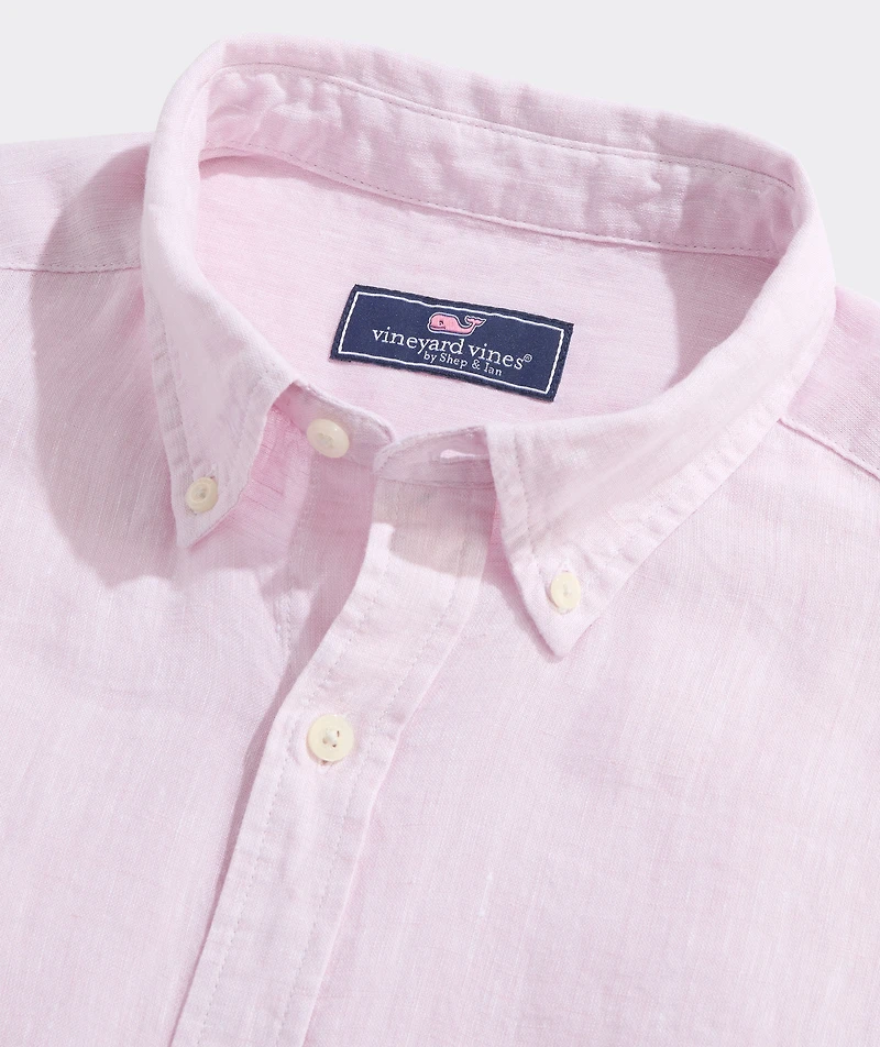 Surfside Solid Linen Shirt