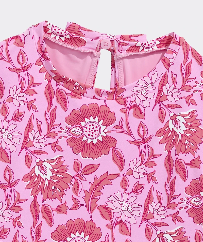 Girls' Ruffle Scoop One-Piece
