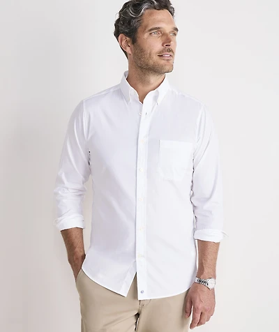 Breakwater Solid Performance Cotton Slim Fit Shirt