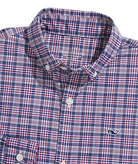 OUTLET Boys' Performance Nylon Plaid Shirt