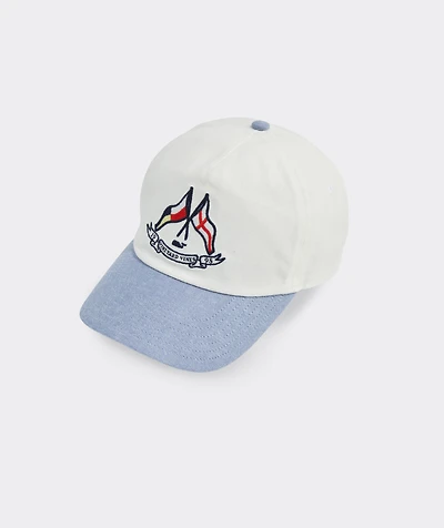 OUTLET Burgee Flag Crest 5-Panel Hat