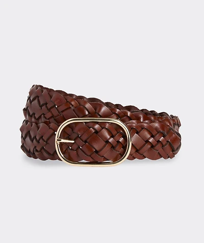 Braided Leather Belt