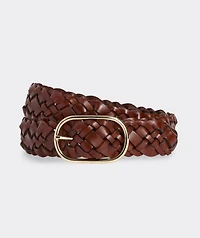 Braided Leather Belt