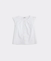 Girls' Evie Poplin Top
