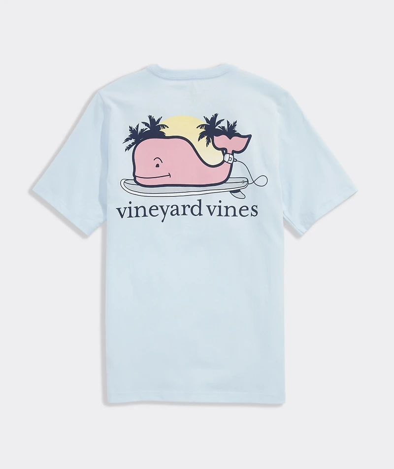 Boys' Surf Whale Short-Sleeve Pocket Tee