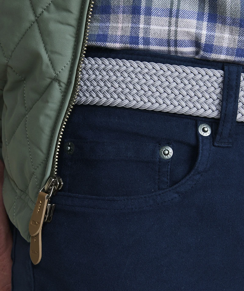 Brushed Cotton 5-Pocket Pants