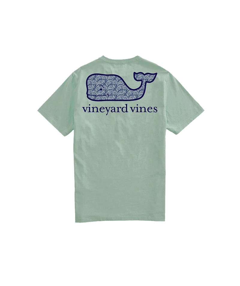 OUTLET Batik Fish Whale Short-Sleeve Pocket Tee