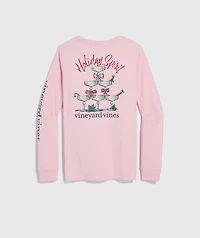 Women's Holiday Spirits Long-Sleeve Pocket Tee