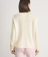 Seaspun Cashmere Colorblock Crewneck Sweater