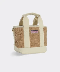 High-Pile Fleece Mini Heritage Tote