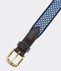 Boys' Classic Whale Canvas Club Belt