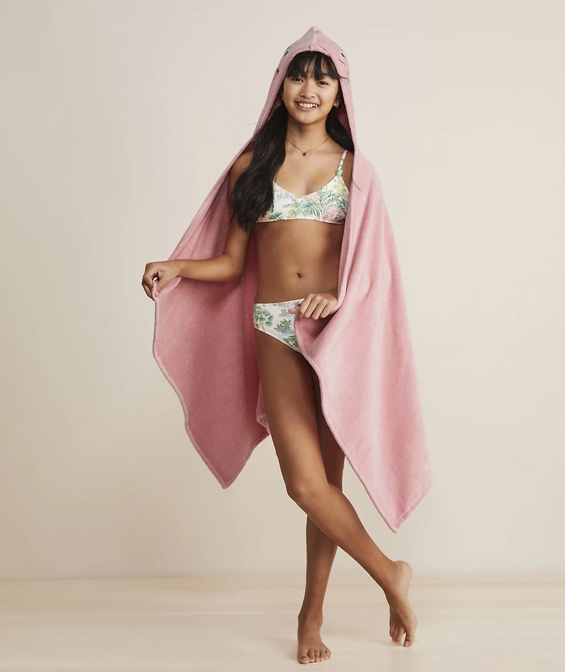 Kids' Hooded Whale Towel