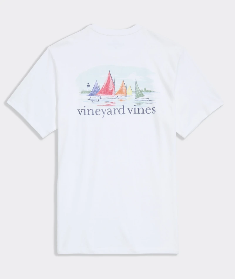 Rainbow Fleet Short-Sleeve Pocket Tee