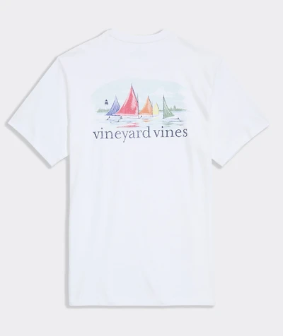 Rainbow Fleet Short-Sleeve Pocket Tee