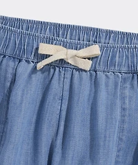 Girls’ Coastline Chambray Shorts