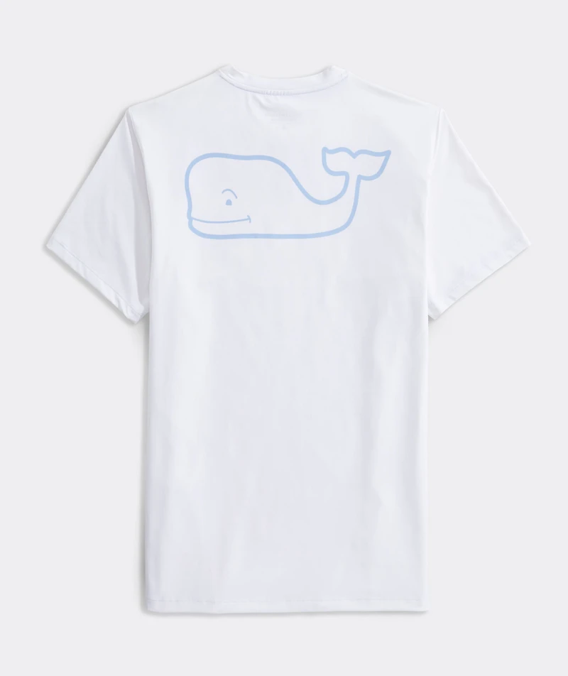 Whale Logo Short-Sleeve Harbor Performance Tee