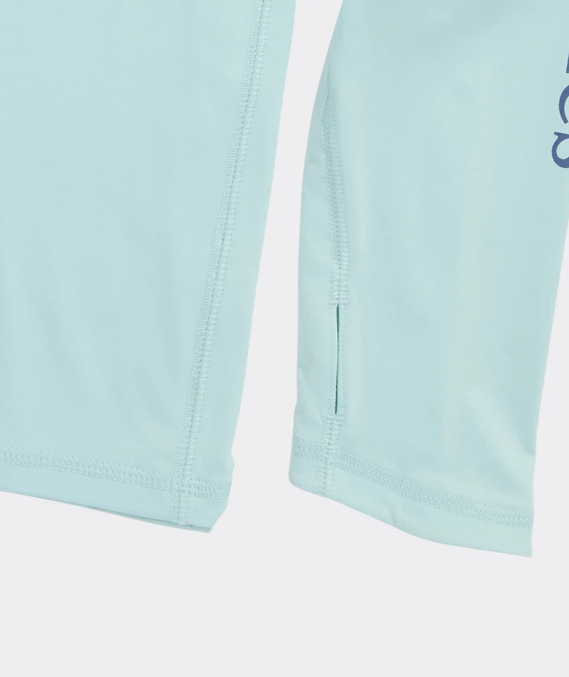 Boys' Whale Outline Harbor Sun Performance Hoodie Tee