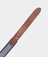 Micro Whale Canvas Club Belt
