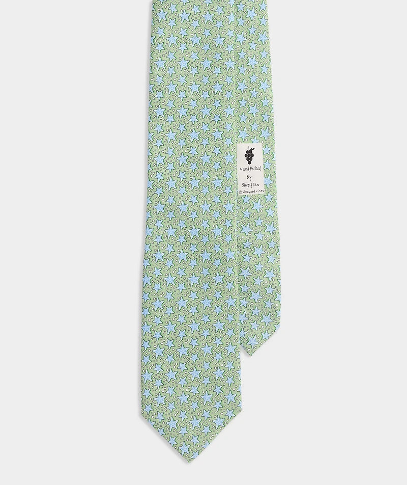 Starfish Silk Tie
