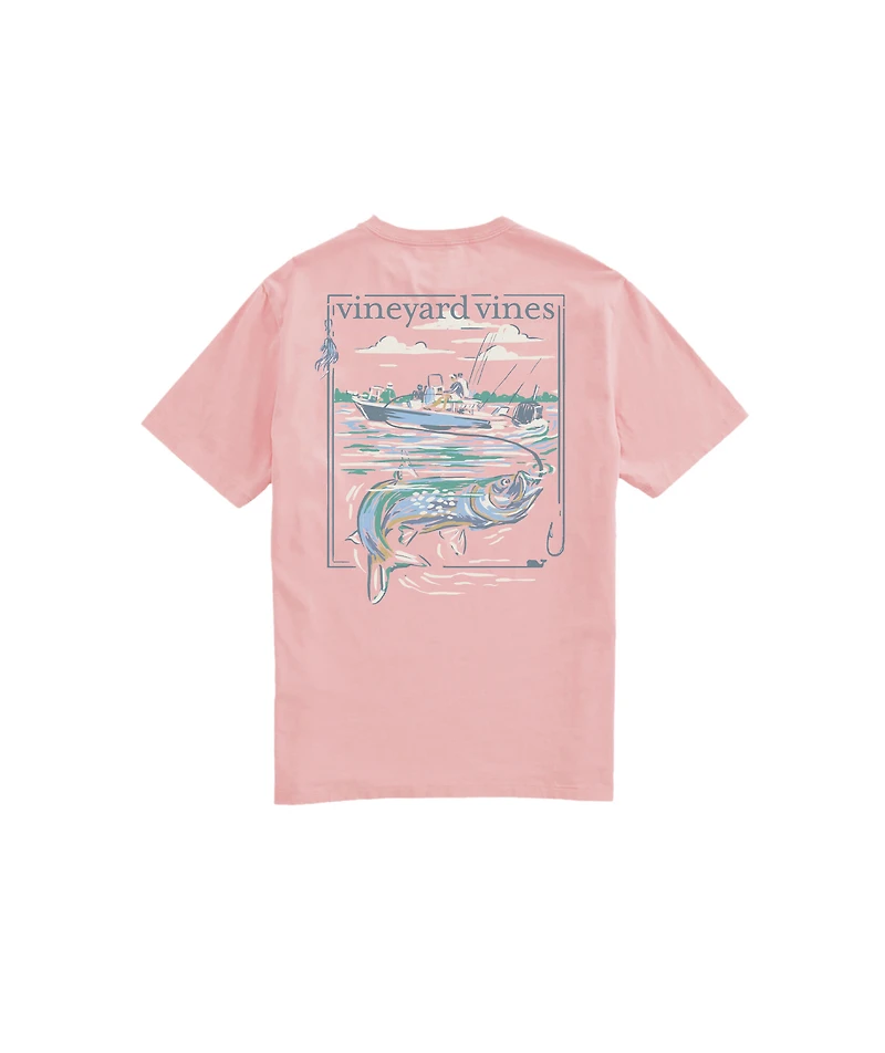 OUTLET Fishing Short-Sleeve Pocket Tee