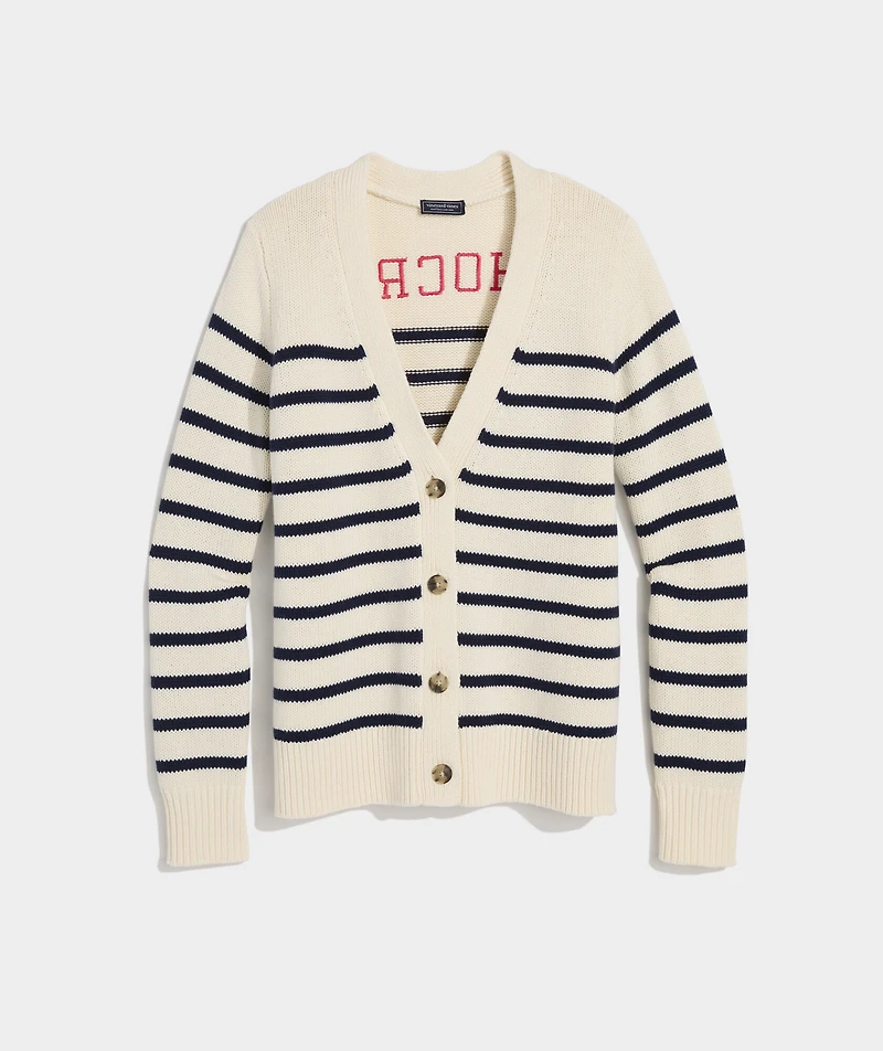 Head Of The Charles® Women's Breton Stripe Cardigan