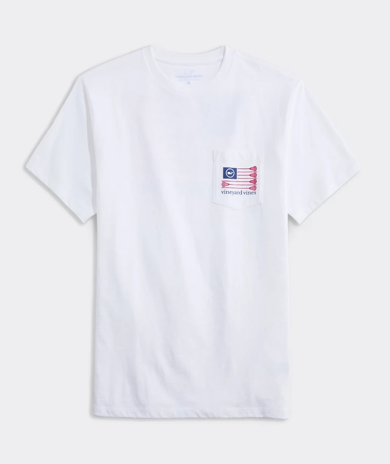 USA Lacrosse Flag Short-Sleeve Pocket Tee