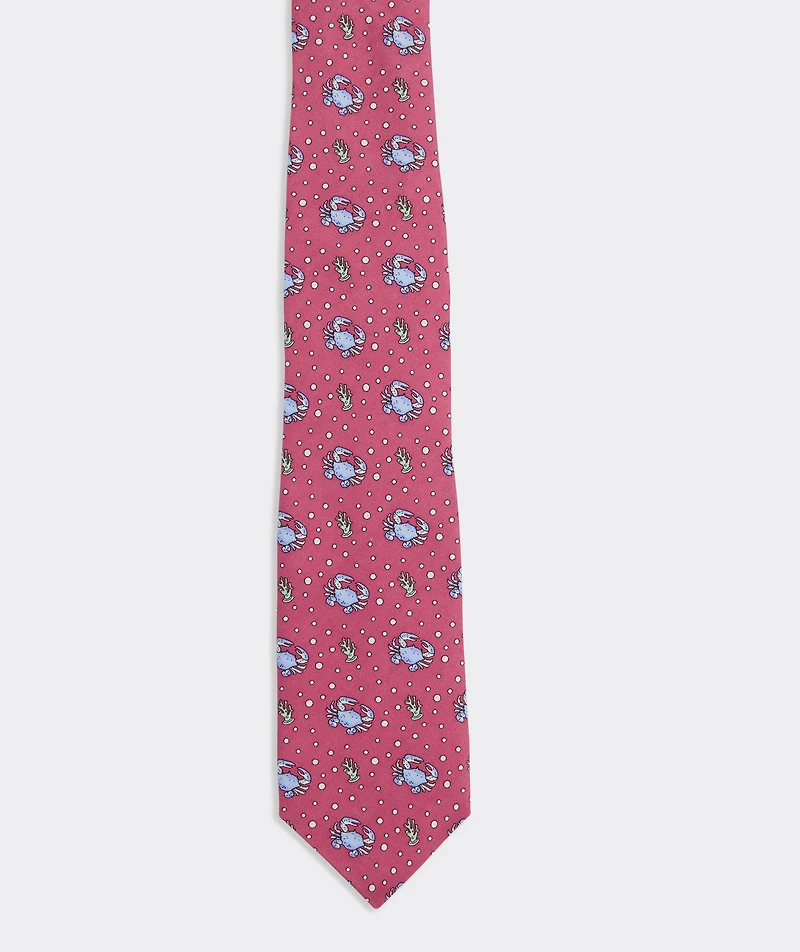 Boys' Crab Printed Tie