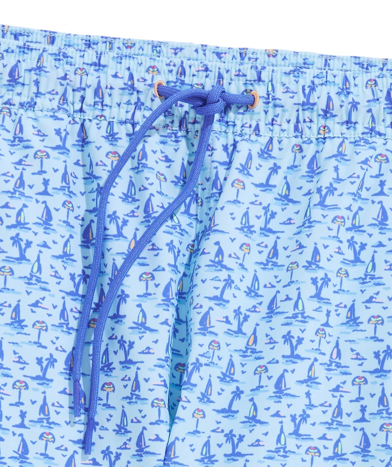 OUTLET 5 Inch Atlantic Sailing Chappy Swim Trunks
