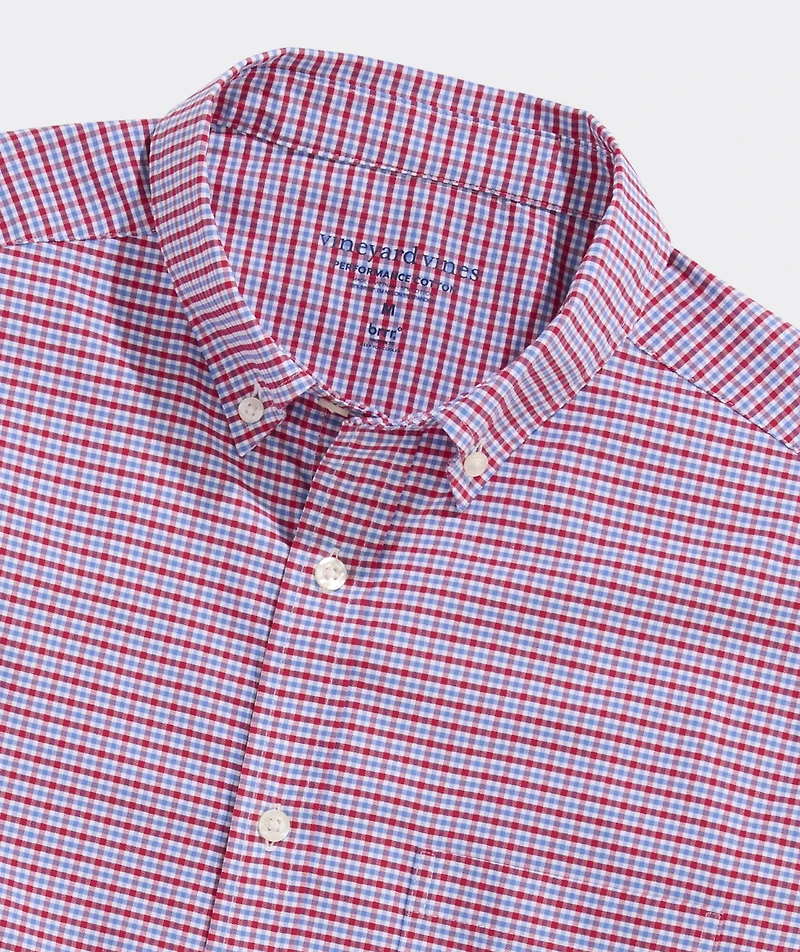 Tradewind Check Performance Cotton Shirt