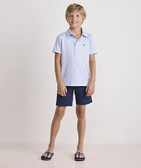 Boys' Printed Sankaty Performance Polo