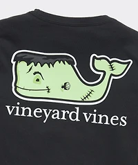 Boys' Glow-In-The-Dark Franken-Whale Long-Sleeve Pocket Tee