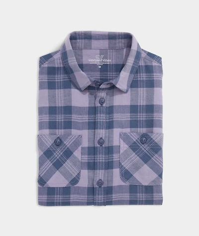OUTLET Boys' Island Twill Patch Pocket Shirt