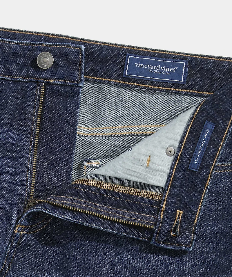 Slim Straight Indigo Jeans