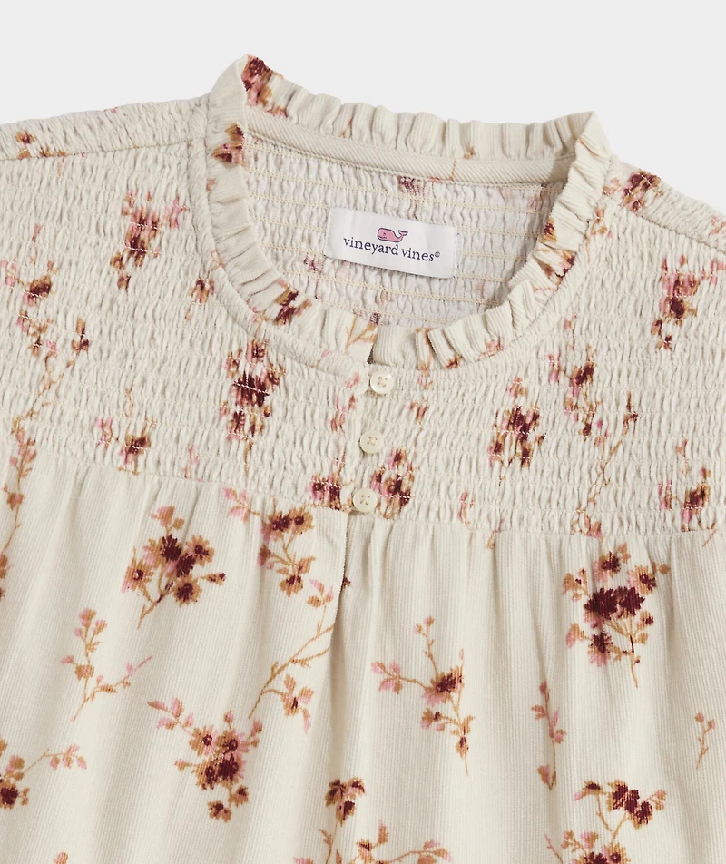 Girls' Tiered Corduroy Dress