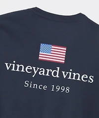 vineyard vines Americana Long-Sleeve Pocket Tee